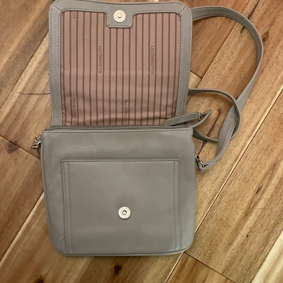 Liz Claiborne Light Gray Messenger Bag - Picture 5 of 6